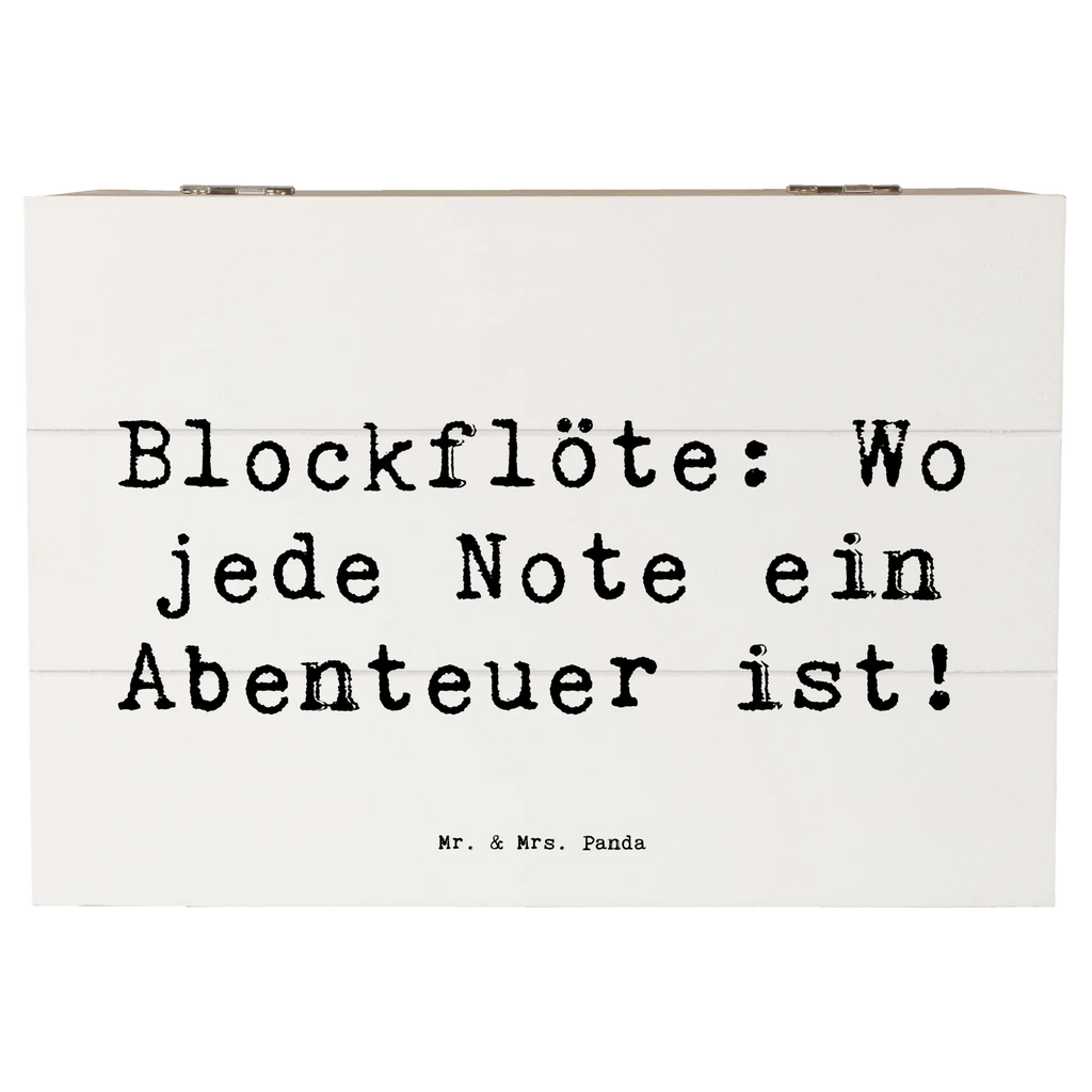 Holzkiste Spruch Abenteuer Blockflöte Holzkiste, Kiste, Schatzkiste, Truhe, Schatulle, XXL, Erinnerungsbox, Erinnerungskiste, Dekokiste, Aufbewahrungsbox, Geschenkbox, Geschenkdose, Instrumente, Geschenke Musiker, Musikliebhaber