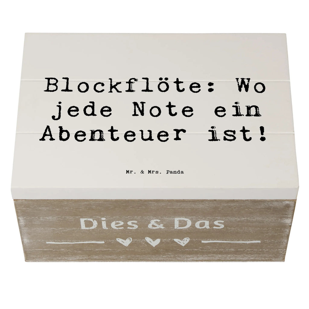 Holzkiste Spruch Abenteuer Blockflöte Holzkiste, Kiste, Schatzkiste, Truhe, Schatulle, XXL, Erinnerungsbox, Erinnerungskiste, Dekokiste, Aufbewahrungsbox, Geschenkbox, Geschenkdose, Instrumente, Geschenke Musiker, Musikliebhaber