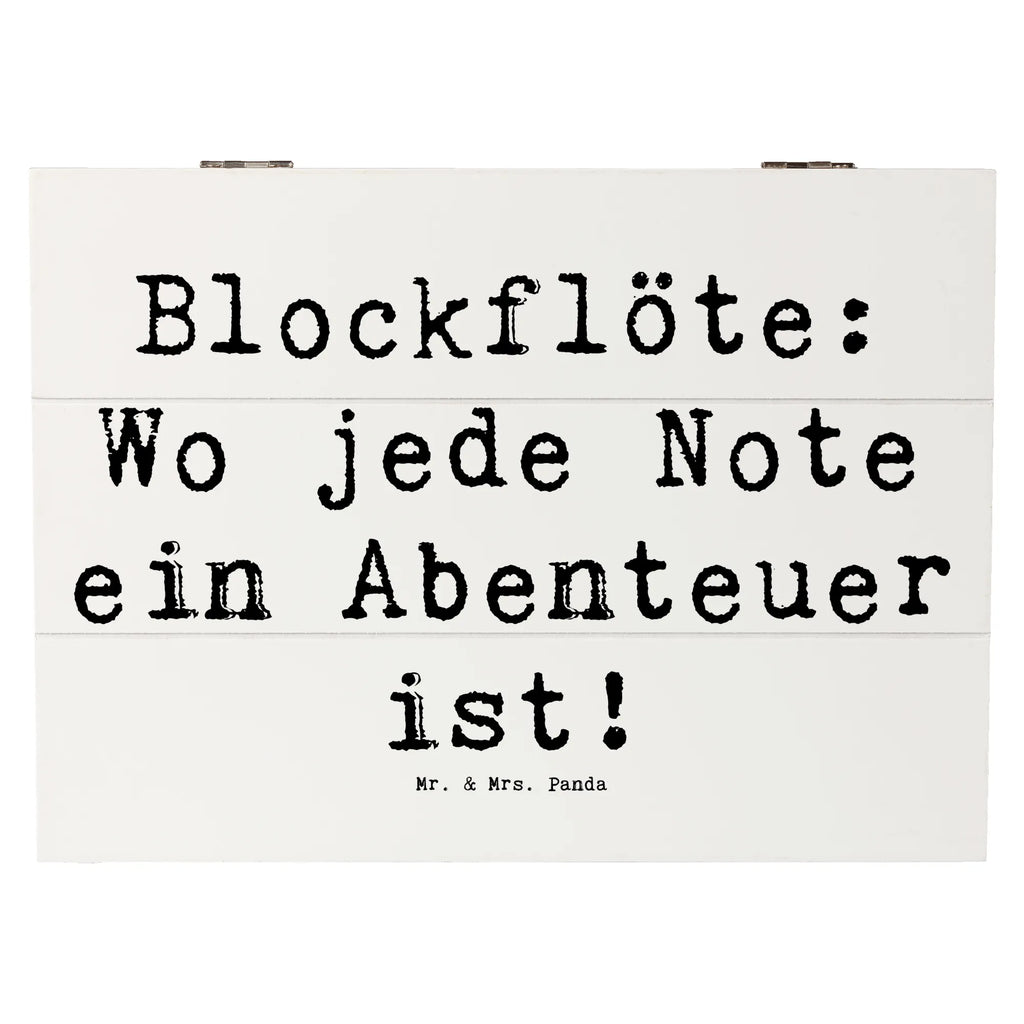 Holzkiste Spruch Abenteuer Blockflöte Holzkiste, Kiste, Schatzkiste, Truhe, Schatulle, XXL, Erinnerungsbox, Erinnerungskiste, Dekokiste, Aufbewahrungsbox, Geschenkbox, Geschenkdose, Instrumente, Geschenke Musiker, Musikliebhaber