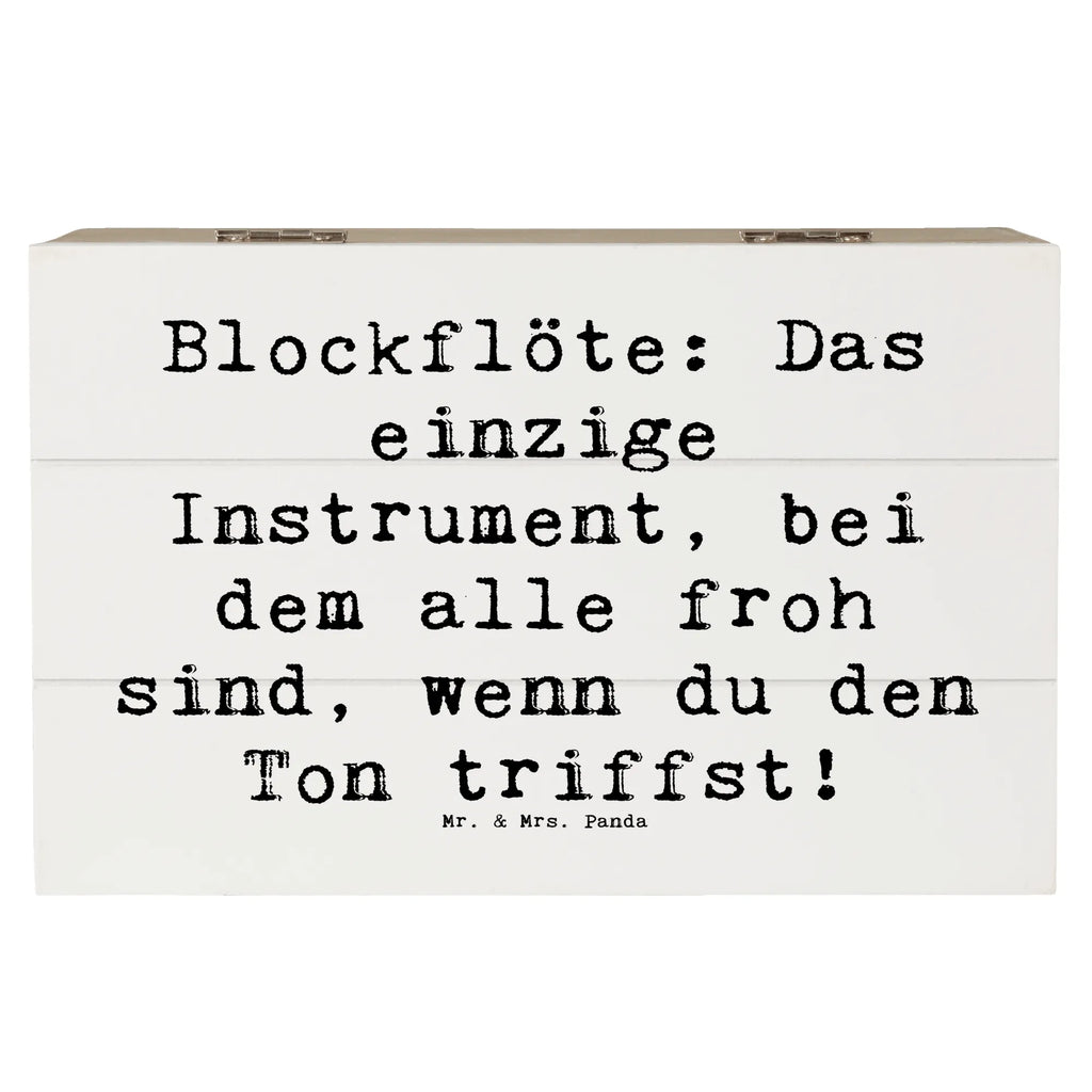 Holzkiste Spruch Blockflöte Freude Holzkiste, Kiste, Schatzkiste, Truhe, Schatulle, XXL, Erinnerungsbox, Erinnerungskiste, Dekokiste, Aufbewahrungsbox, Geschenkbox, Geschenkdose, Instrumente, Geschenke Musiker, Musikliebhaber