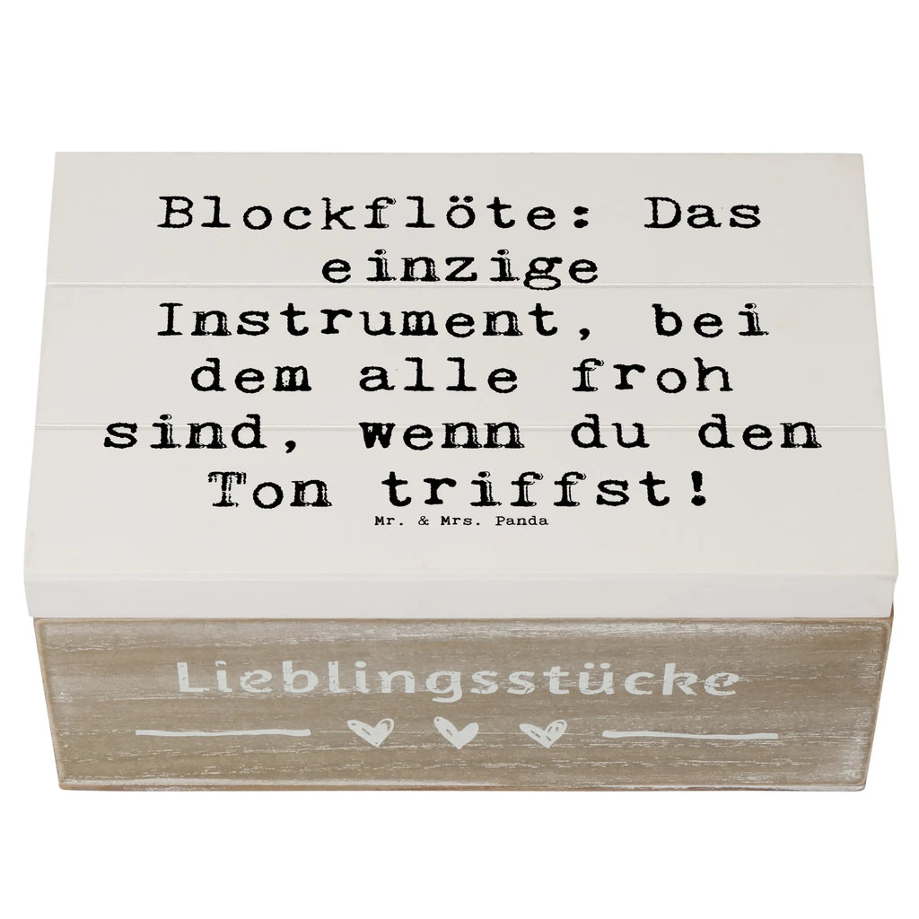 Holzkiste Spruch Blockflöte Freude Holzkiste, Kiste, Schatzkiste, Truhe, Schatulle, XXL, Erinnerungsbox, Erinnerungskiste, Dekokiste, Aufbewahrungsbox, Geschenkbox, Geschenkdose, Instrumente, Geschenke Musiker, Musikliebhaber