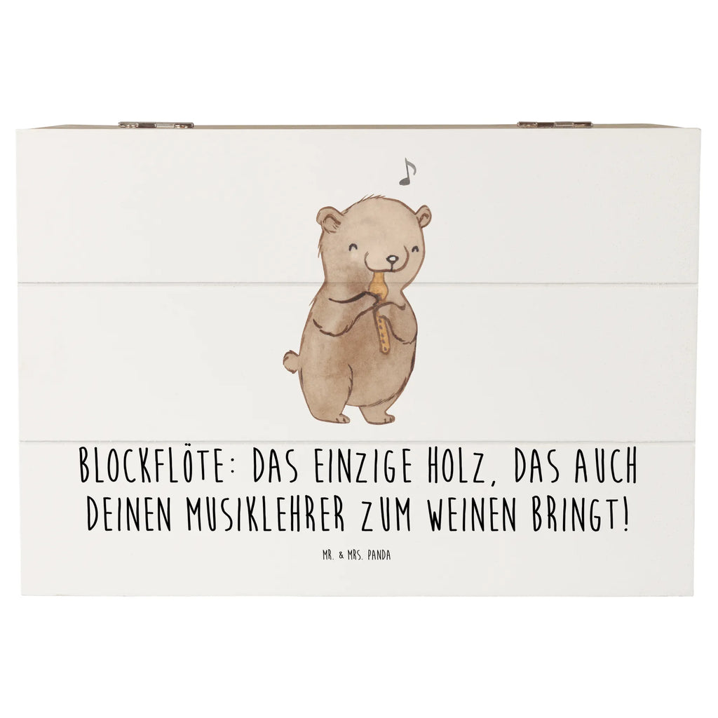 Holzkiste Blockflöte Humor Holzkiste, Kiste, Schatzkiste, Truhe, Schatulle, XXL, Erinnerungsbox, Erinnerungskiste, Dekokiste, Aufbewahrungsbox, Geschenkbox, Geschenkdose, Instrumente, Geschenke Musiker, Musikliebhaber