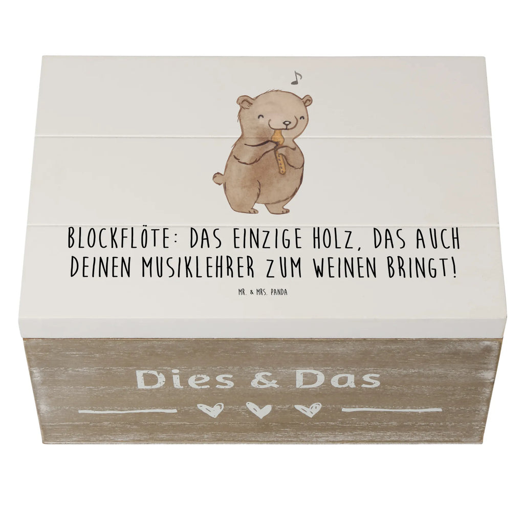 Holzkiste Blockflöte Humor Holzkiste, Kiste, Schatzkiste, Truhe, Schatulle, XXL, Erinnerungsbox, Erinnerungskiste, Dekokiste, Aufbewahrungsbox, Geschenkbox, Geschenkdose, Instrumente, Geschenke Musiker, Musikliebhaber