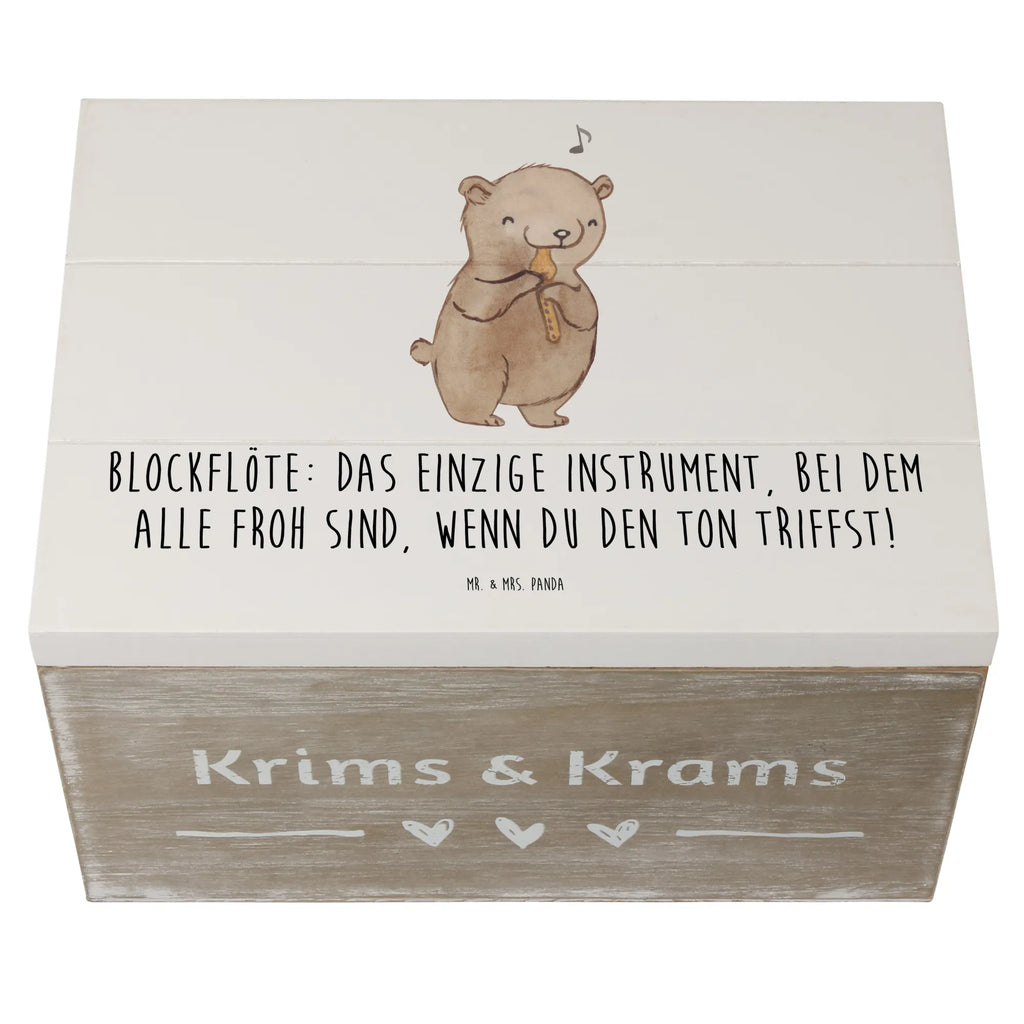 Holzkiste Blockflöte Freude Holzkiste, Kiste, Schatzkiste, Truhe, Schatulle, XXL, Erinnerungsbox, Erinnerungskiste, Dekokiste, Aufbewahrungsbox, Geschenkbox, Geschenkdose, Instrumente, Geschenke Musiker, Musikliebhaber