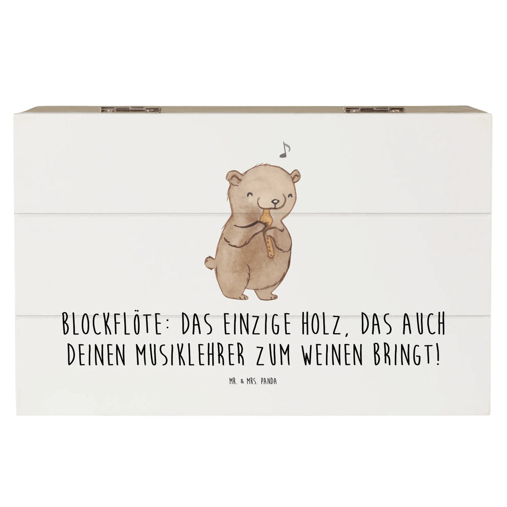 Holzkiste Blockflöte Humor Holzkiste, Kiste, Schatzkiste, Truhe, Schatulle, XXL, Erinnerungsbox, Erinnerungskiste, Dekokiste, Aufbewahrungsbox, Geschenkbox, Geschenkdose, Instrumente, Geschenke Musiker, Musikliebhaber