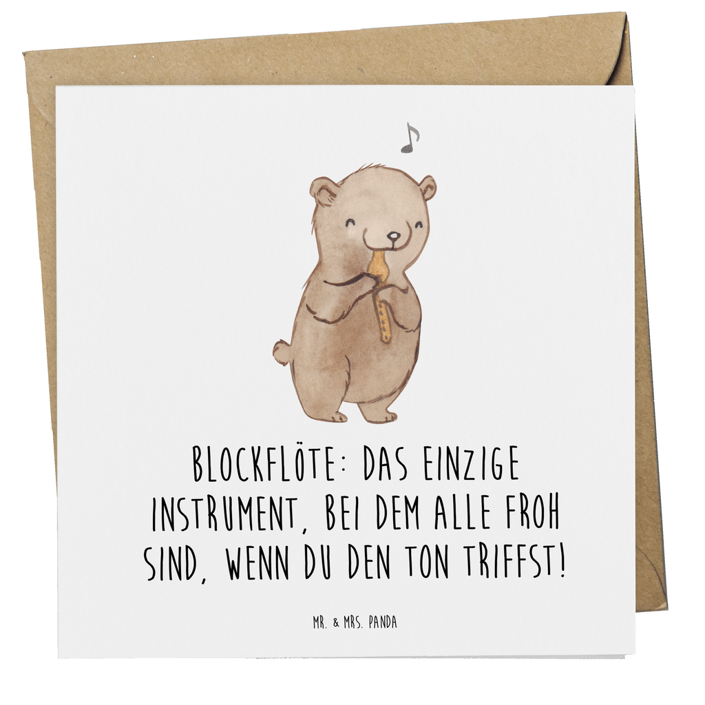 Deluxe Karte Blockflöte Freude Karte, Grußkarte, Klappkarte, Einladungskarte, Glückwunschkarte, Hochzeitskarte, Geburtstagskarte, Hochwertige Grußkarte, Hochwertige Klappkarte, Instrumente, Geschenke Musiker, Musikliebhaber