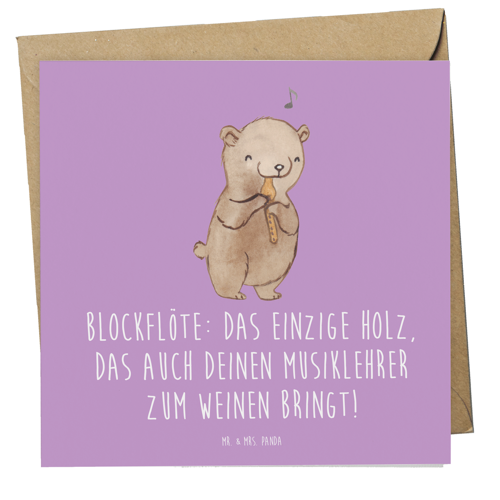 Deluxe Karte Blockflöte Humor Karte, Grußkarte, Klappkarte, Einladungskarte, Glückwunschkarte, Hochzeitskarte, Geburtstagskarte, Hochwertige Grußkarte, Hochwertige Klappkarte, Instrumente, Geschenke Musiker, Musikliebhaber