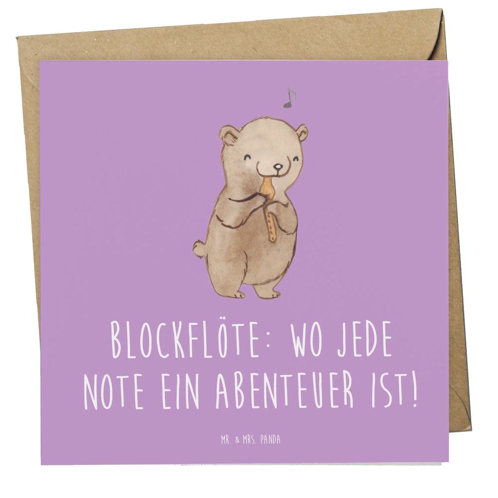 Deluxe Karte Abenteuer Blockflöte Karte, Grußkarte, Klappkarte, Einladungskarte, Glückwunschkarte, Hochzeitskarte, Geburtstagskarte, Hochwertige Grußkarte, Hochwertige Klappkarte, Instrumente, Geschenke Musiker, Musikliebhaber