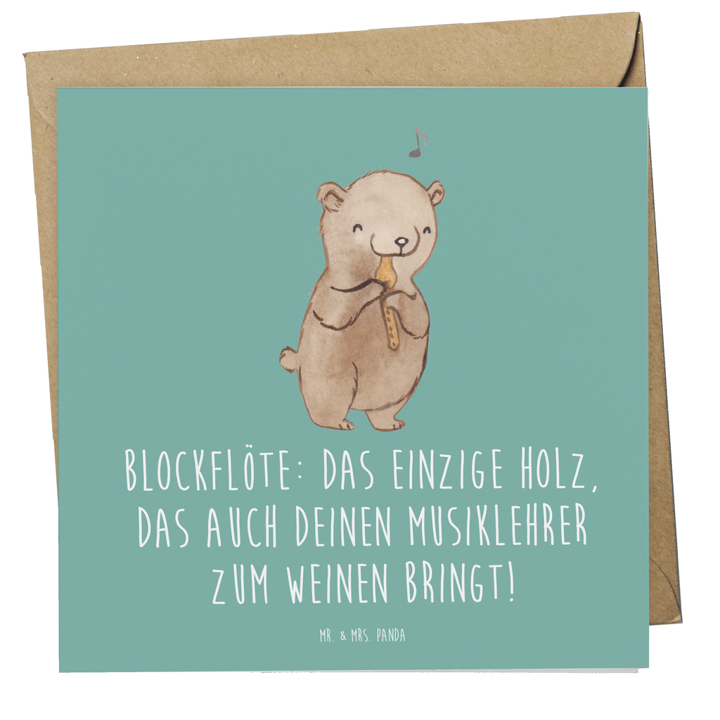 Deluxe Karte Blockflöte Humor Karte, Grußkarte, Klappkarte, Einladungskarte, Glückwunschkarte, Hochzeitskarte, Geburtstagskarte, Hochwertige Grußkarte, Hochwertige Klappkarte, Instrumente, Geschenke Musiker, Musikliebhaber