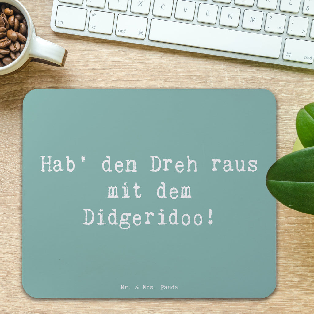 Mauspad Spruch Didgeridoo Dreh Mousepad, Computer zubehör, Büroausstattung, PC Zubehör, Arbeitszimmer, Mauspad, Einzigartiges Mauspad, Designer Mauspad, Mausunterlage, Mauspad Büro, Instrumente, Geschenke Musiker, Musikliebhaber