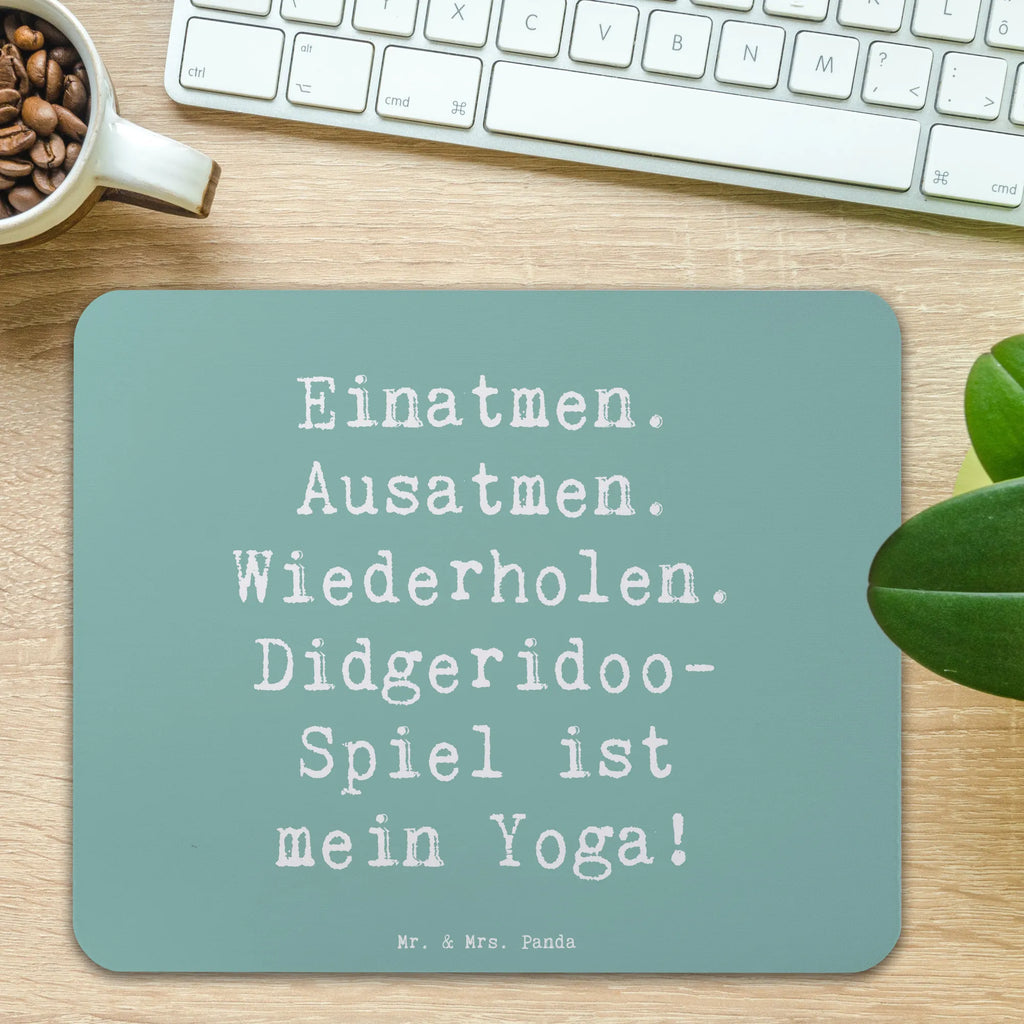 Mauspad Einatmen. Ausatmen. Wiederholen. Didgeridoo-Spiel ist mein Yoga! Mousepad, Computer zubehör, Büroausstattung, PC Zubehör, Arbeitszimmer, Mauspad, Einzigartiges Mauspad, Designer Mauspad, Mausunterlage, Mauspad Büro, Instrumente, Geschenke Musiker, Musikliebhaber