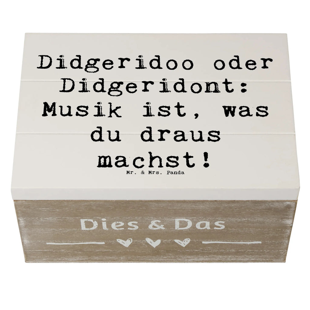 Holzkiste Spruch Didgeridoo Musik Holzkiste, Kiste, Schatzkiste, Truhe, Schatulle, XXL, Erinnerungsbox, Erinnerungskiste, Dekokiste, Aufbewahrungsbox, Geschenkbox, Geschenkdose, Instrumente, Geschenke Musiker, Musikliebhaber