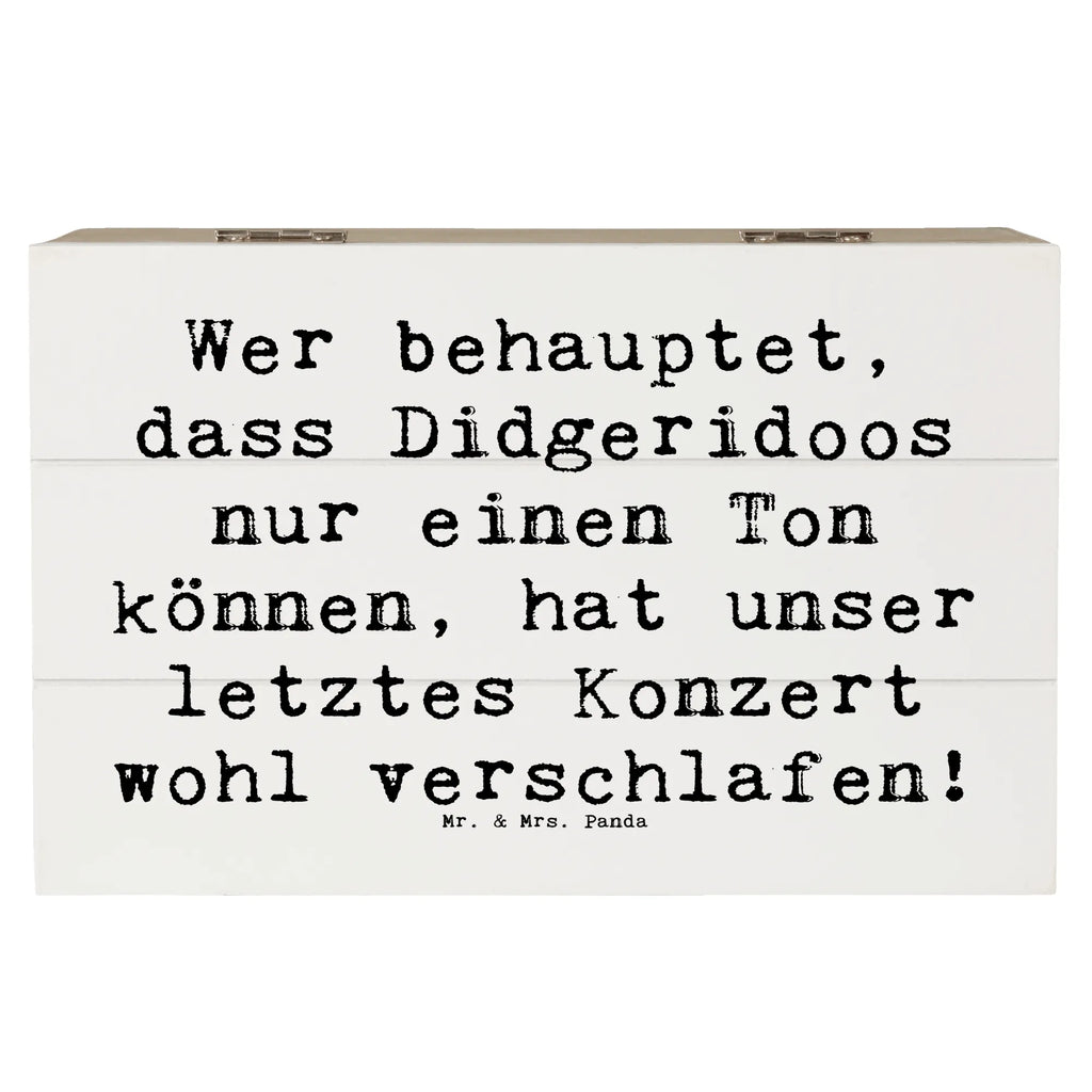 Holzkiste Spruch Didgeridoo Konzert Holzkiste, Kiste, Schatzkiste, Truhe, Schatulle, XXL, Erinnerungsbox, Erinnerungskiste, Dekokiste, Aufbewahrungsbox, Geschenkbox, Geschenkdose, Instrumente, Geschenke Musiker, Musikliebhaber