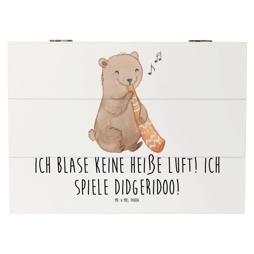 Holzkiste Didgeridoo Spieler Holzkiste, Kiste, Schatzkiste, Truhe, Schatulle, XXL, Erinnerungsbox, Erinnerungskiste, Dekokiste, Aufbewahrungsbox, Geschenkbox, Geschenkdose, Instrumente, Geschenke Musiker, Musikliebhaber