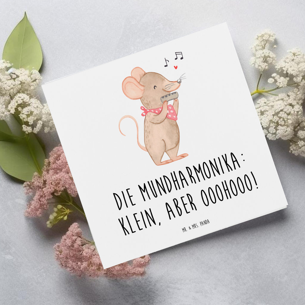 Deluxe Karte Mundharmonika Ohooo Karte, Grußkarte, Klappkarte, Einladungskarte, Glückwunschkarte, Hochzeitskarte, Geburtstagskarte, Hochwertige Grußkarte, Hochwertige Klappkarte, Instrumente, Geschenke Musiker, Musikliebhaber