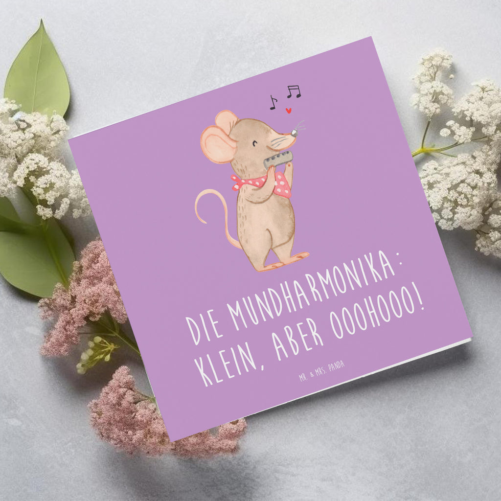 Deluxe Karte Mundharmonika Ohooo Karte, Grußkarte, Klappkarte, Einladungskarte, Glückwunschkarte, Hochzeitskarte, Geburtstagskarte, Hochwertige Grußkarte, Hochwertige Klappkarte, Instrumente, Geschenke Musiker, Musikliebhaber