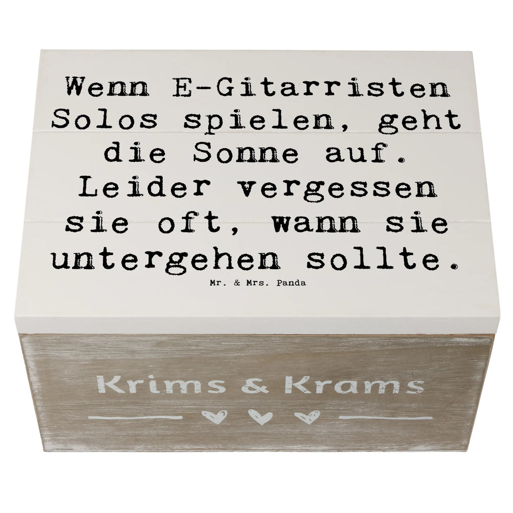 Holzkiste Spruch E-Gitarre Solos Holzkiste, Kiste, Schatzkiste, Truhe, Schatulle, XXL, Erinnerungsbox, Erinnerungskiste, Dekokiste, Aufbewahrungsbox, Geschenkbox, Geschenkdose, Instrumente, Geschenke Musiker, Musikliebhaber