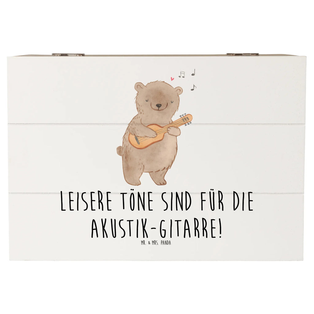 Holzkiste Akustik-Gitarre Magie Holzkiste, Kiste, Schatzkiste, Truhe, Schatulle, XXL, Erinnerungsbox, Erinnerungskiste, Dekokiste, Aufbewahrungsbox, Geschenkbox, Geschenkdose, Instrumente, Geschenke Musiker, Musikliebhaber