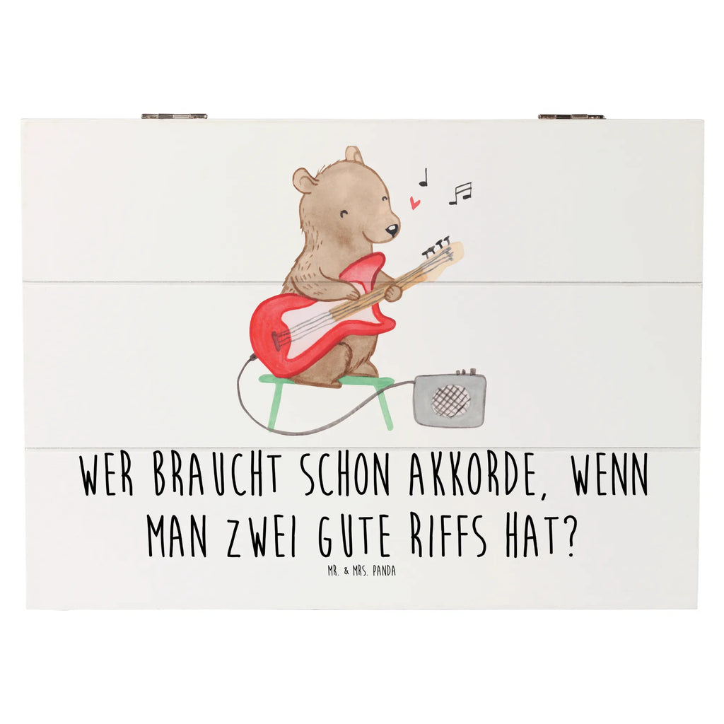 Holzkiste E-Gitarre Zwei Riffs Holzkiste, Kiste, Schatzkiste, Truhe, Schatulle, XXL, Erinnerungsbox, Erinnerungskiste, Dekokiste, Aufbewahrungsbox, Geschenkbox, Geschenkdose, Instrumente, Geschenke Musiker, Musikliebhaber