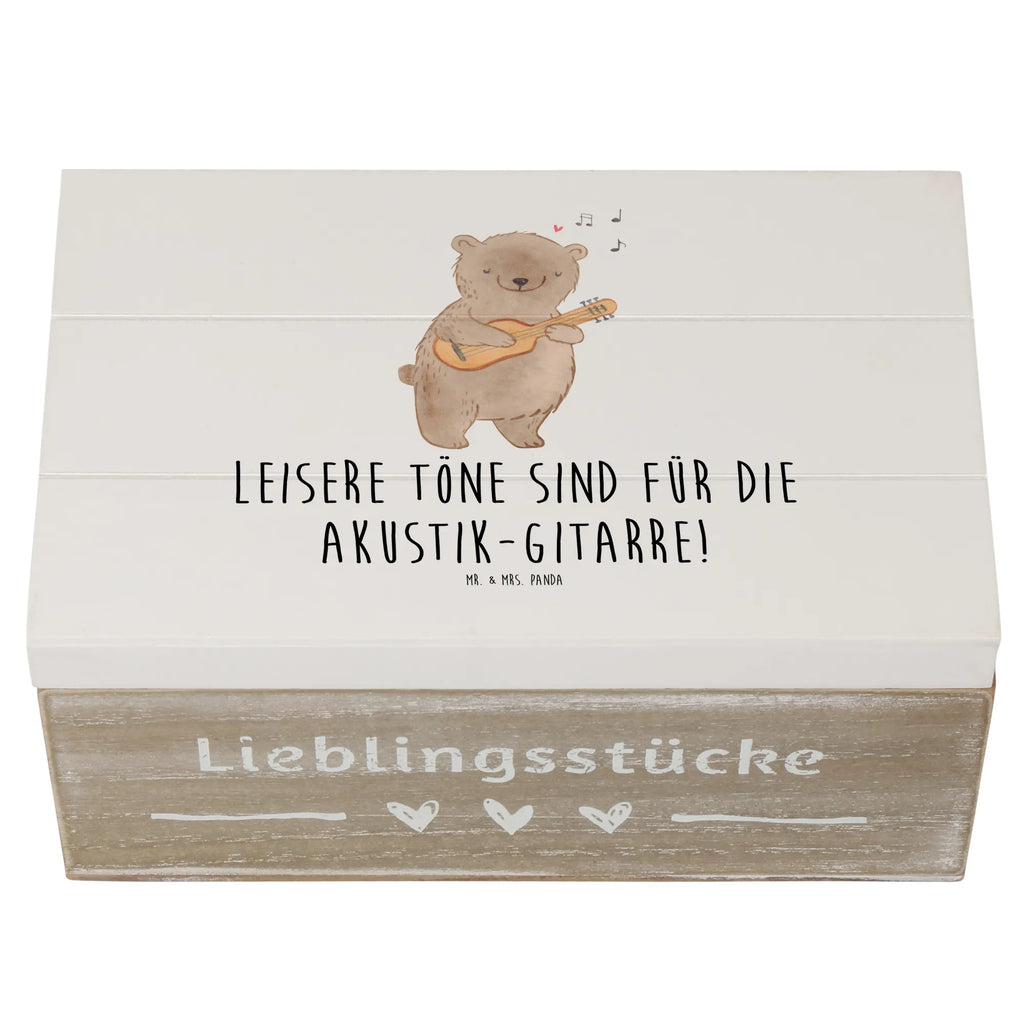 Holzkiste Akustik-Gitarre Magie Holzkiste, Kiste, Schatzkiste, Truhe, Schatulle, XXL, Erinnerungsbox, Erinnerungskiste, Dekokiste, Aufbewahrungsbox, Geschenkbox, Geschenkdose, Instrumente, Geschenke Musiker, Musikliebhaber