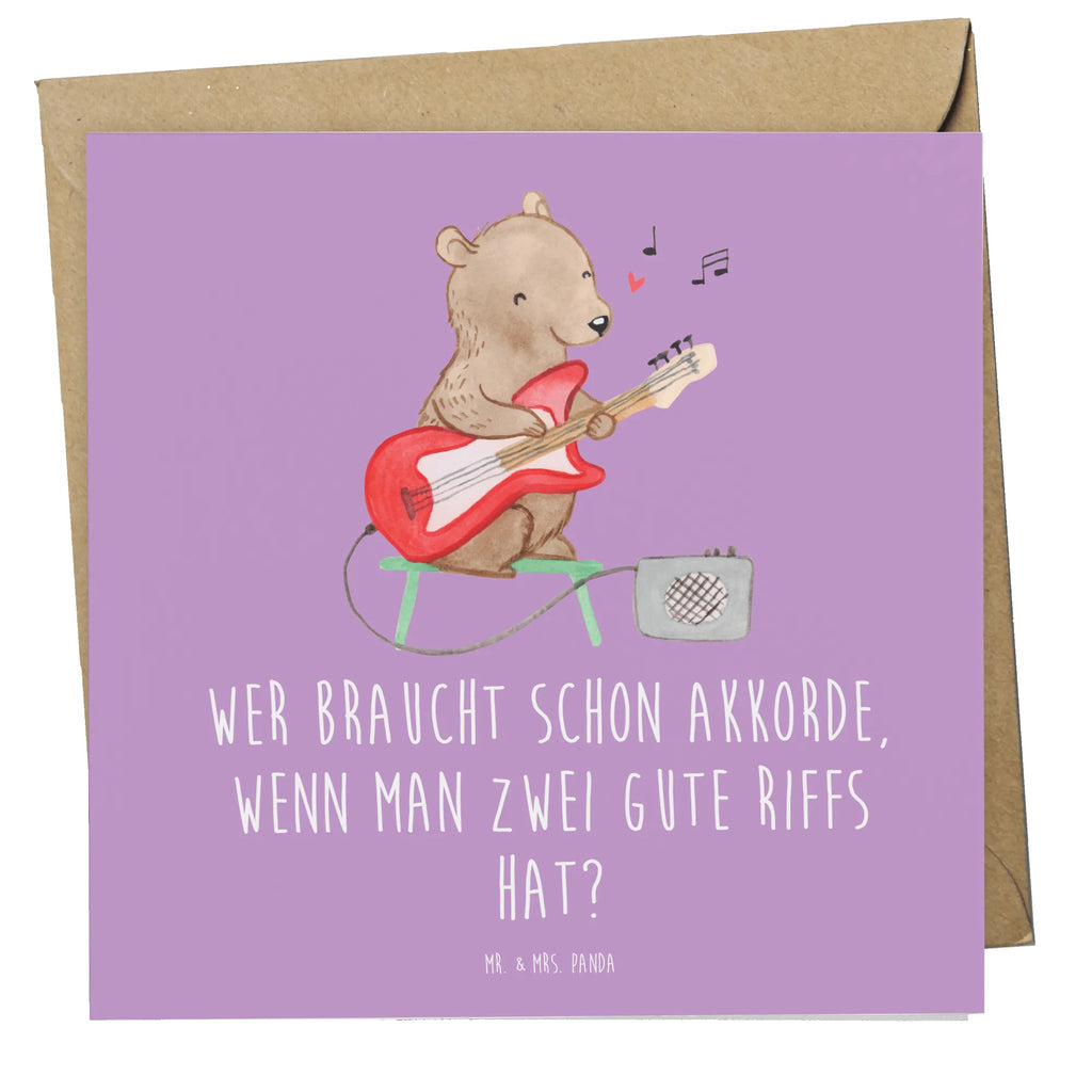 Deluxe Karte E-Gitarre Zwei Riffs Karte, Grußkarte, Klappkarte, Einladungskarte, Glückwunschkarte, Hochzeitskarte, Geburtstagskarte, Hochwertige Grußkarte, Hochwertige Klappkarte, Instrumente, Geschenke Musiker, Musikliebhaber