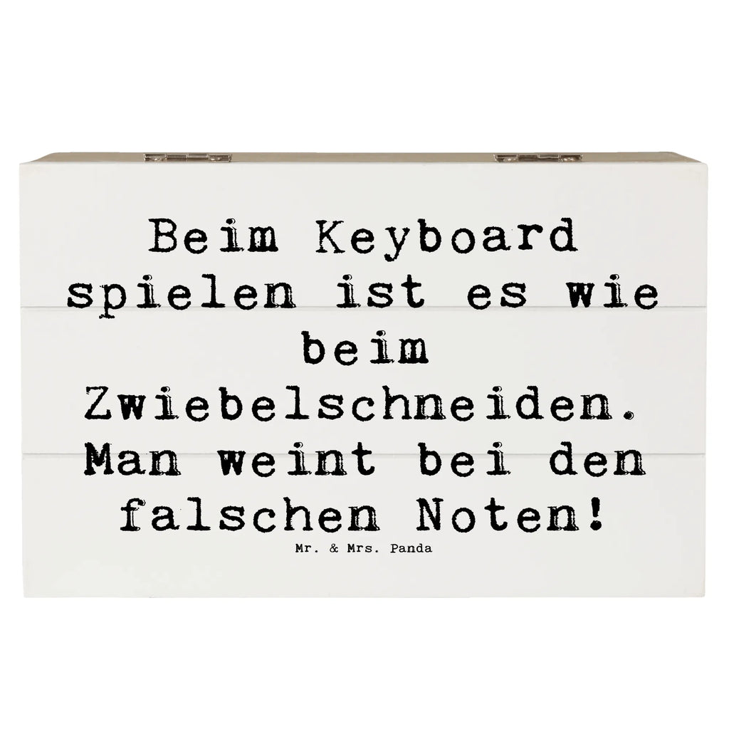 Holzkiste Spruch Keyboard Tränen Holzkiste, Kiste, Schatzkiste, Truhe, Schatulle, XXL, Erinnerungsbox, Erinnerungskiste, Dekokiste, Aufbewahrungsbox, Geschenkbox, Geschenkdose, Instrumente, Geschenke Musiker, Musikliebhaber