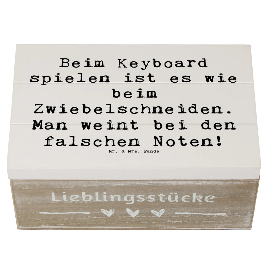 Holzkiste Spruch Keyboard Tränen Holzkiste, Kiste, Schatzkiste, Truhe, Schatulle, XXL, Erinnerungsbox, Erinnerungskiste, Dekokiste, Aufbewahrungsbox, Geschenkbox, Geschenkdose, Instrumente, Geschenke Musiker, Musikliebhaber