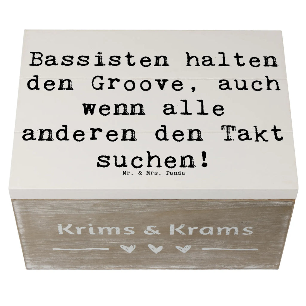 Holzkiste Spruch Bassgitarre Groove Holzkiste, Kiste, Schatzkiste, Truhe, Schatulle, XXL, Erinnerungsbox, Erinnerungskiste, Dekokiste, Aufbewahrungsbox, Geschenkbox, Geschenkdose, Instrumente, Geschenke Musiker, Musikliebhaber