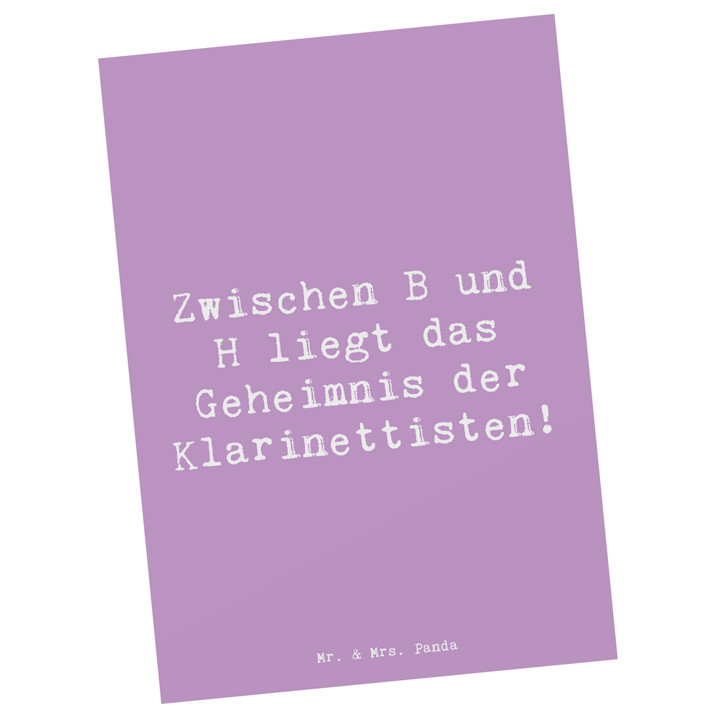 Postkarte Spruch Klarinette Geheimnis Postkarte, Karte, Geschenkkarte, Grußkarte, Einladung, Ansichtskarte, Geburtstagskarte, Einladungskarte, Dankeskarte, Ansichtskarten, Einladung Geburtstag, Einladungskarten Geburtstag, Instrumente, Geschenke Musiker, Musikliebhaber