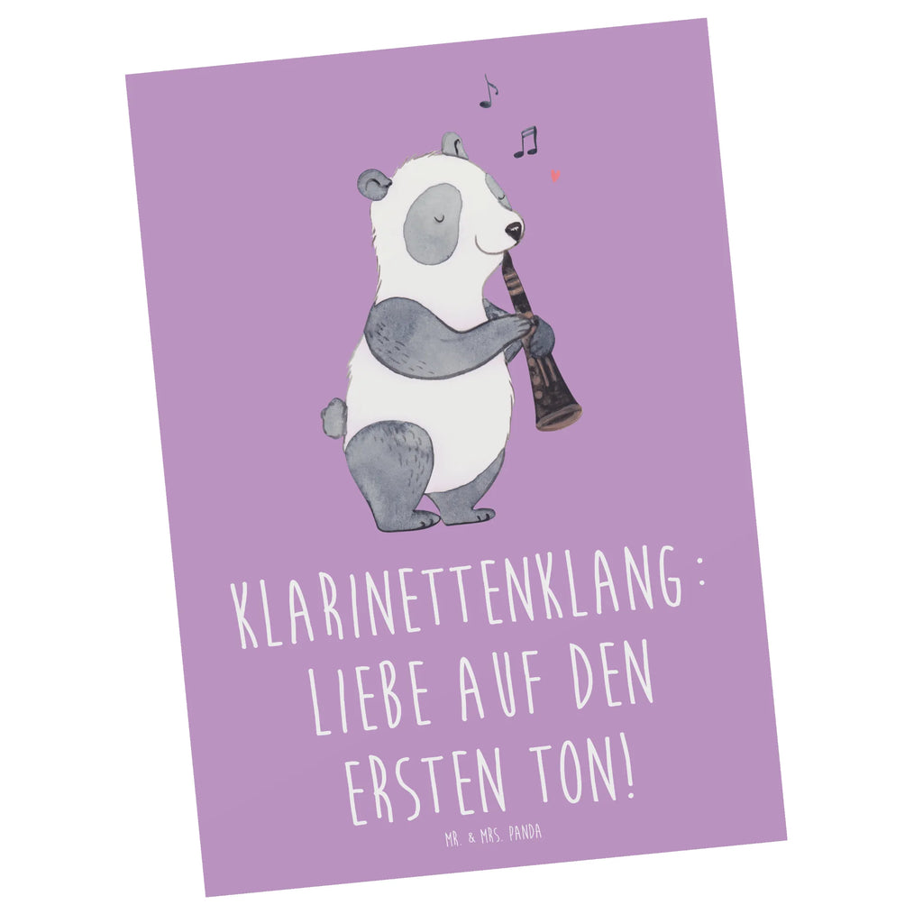 Postkarte Klarinette Liebe Postkarte, Karte, Geschenkkarte, Grußkarte, Einladung, Ansichtskarte, Geburtstagskarte, Einladungskarte, Dankeskarte, Ansichtskarten, Einladung Geburtstag, Einladungskarten Geburtstag, Instrumente, Geschenke Musiker, Musikliebhaber