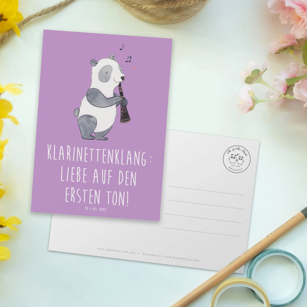 Postkarte Klarinette Liebe Postkarte, Karte, Geschenkkarte, Grußkarte, Einladung, Ansichtskarte, Geburtstagskarte, Einladungskarte, Dankeskarte, Ansichtskarten, Einladung Geburtstag, Einladungskarten Geburtstag, Instrumente, Geschenke Musiker, Musikliebhaber