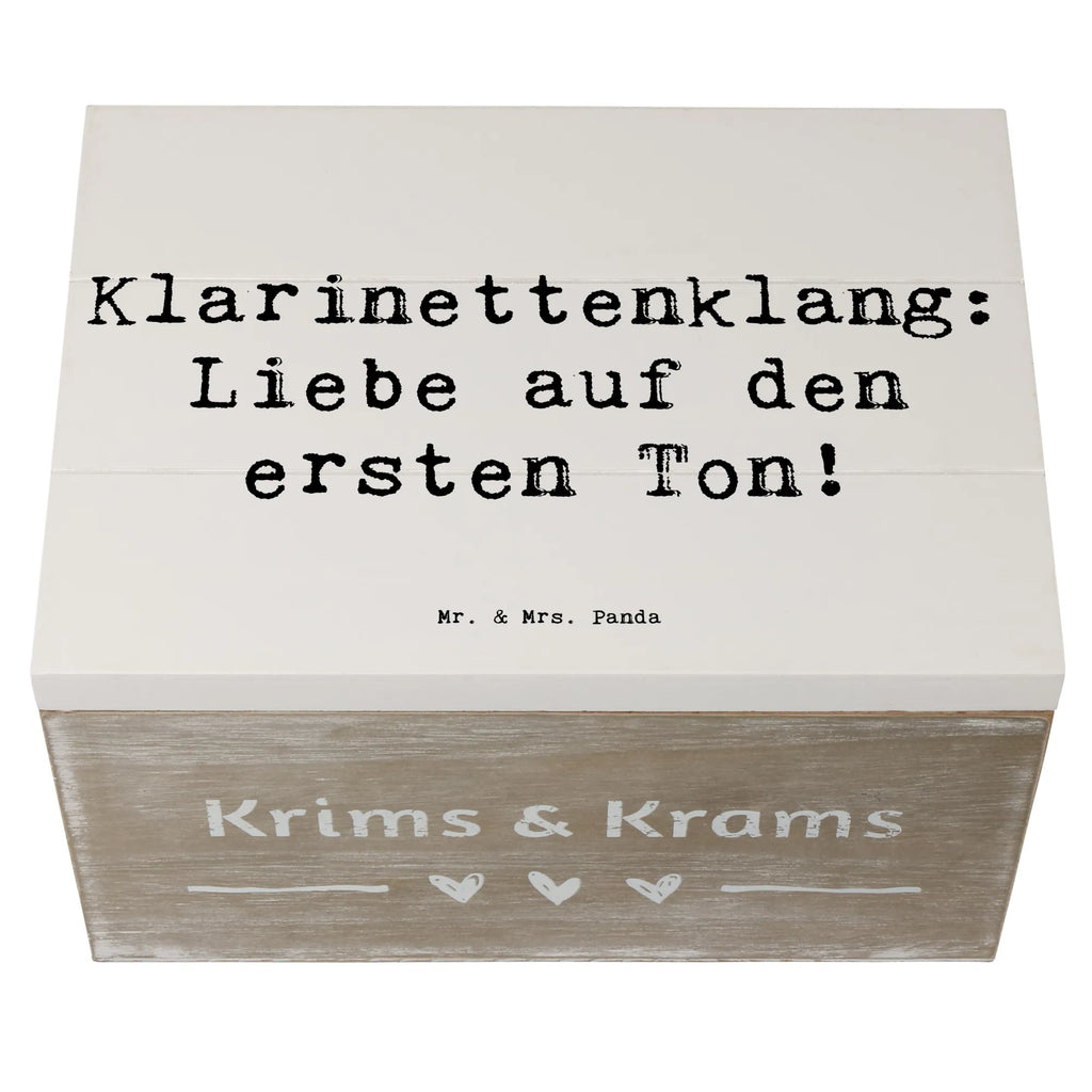 Holzkiste Spruch Klarinette Liebe Holzkiste, Kiste, Schatzkiste, Truhe, Schatulle, XXL, Erinnerungsbox, Erinnerungskiste, Dekokiste, Aufbewahrungsbox, Geschenkbox, Geschenkdose, Instrumente, Geschenke Musiker, Musikliebhaber