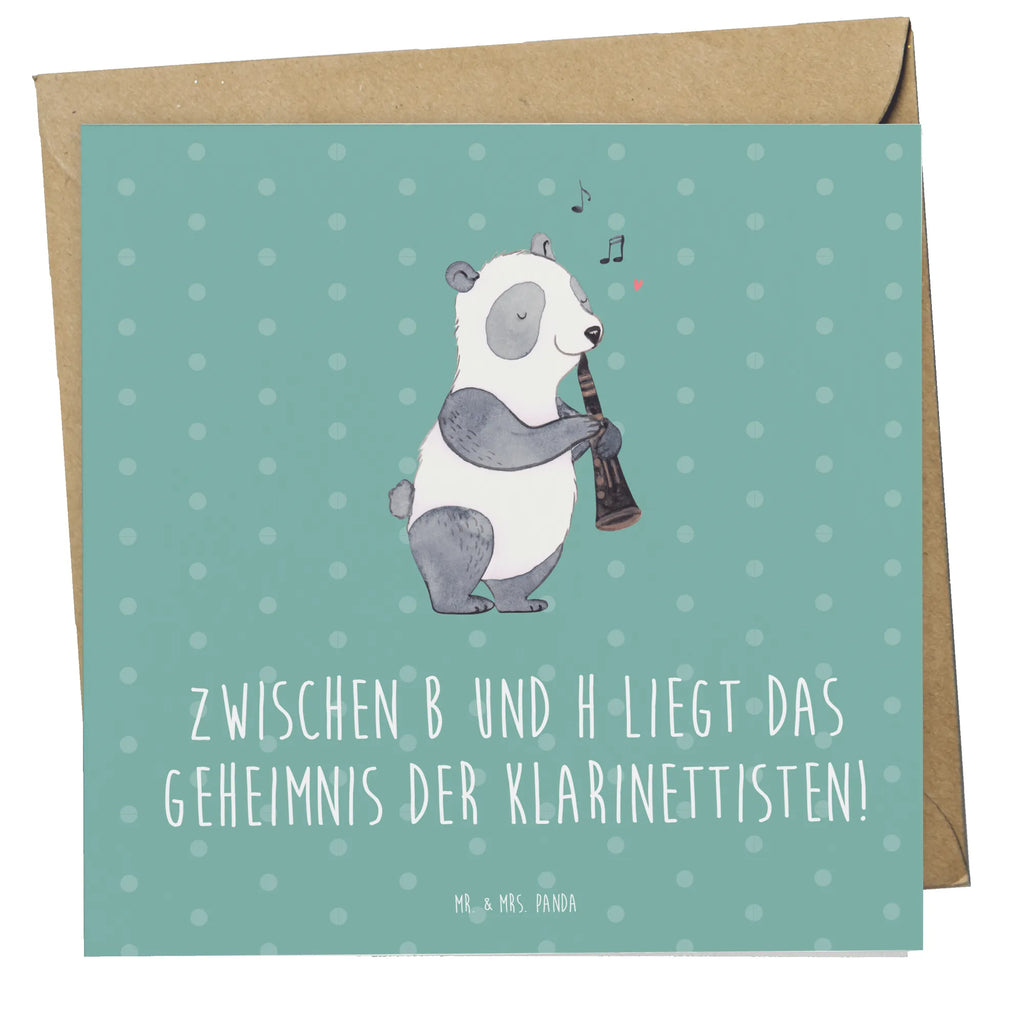 Deluxe Karte Klarinette Geheimnis Karte, Grußkarte, Klappkarte, Einladungskarte, Glückwunschkarte, Hochzeitskarte, Geburtstagskarte, Hochwertige Grußkarte, Hochwertige Klappkarte, Instrumente, Geschenke Musiker, Musikliebhaber