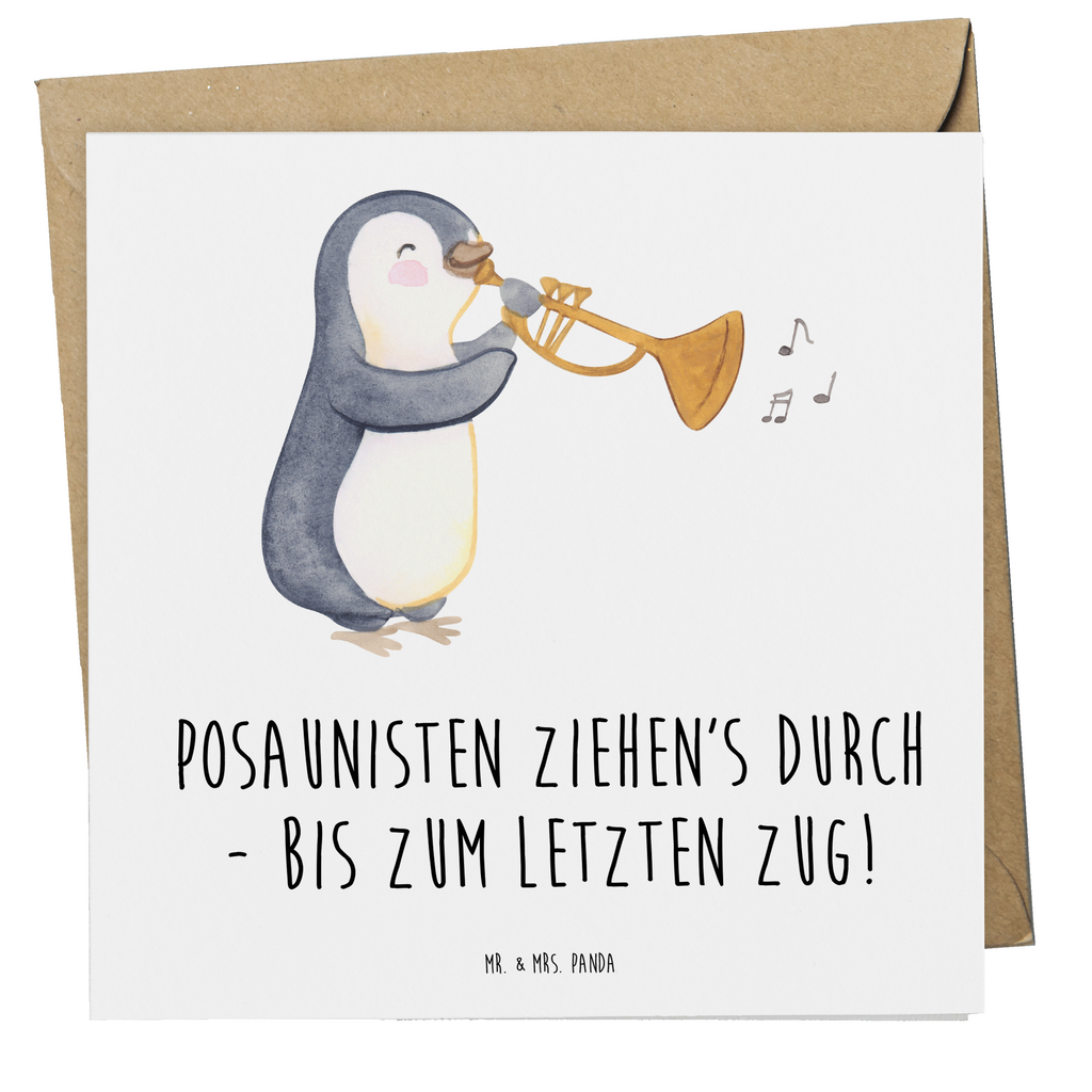 Deluxe Karte Trombone Durchzieher Karte, Grußkarte, Klappkarte, Einladungskarte, Glückwunschkarte, Hochzeitskarte, Geburtstagskarte, Hochwertige Grußkarte, Hochwertige Klappkarte, Instrumente, Geschenke Musiker, Musikliebhaber