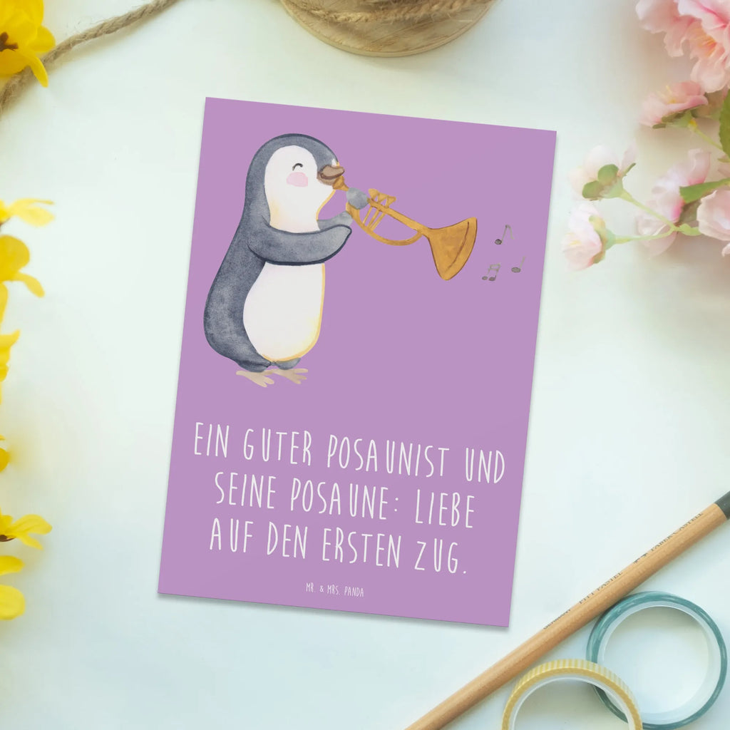 Postkarte Posaune Liebe Postkarte, Karte, Geschenkkarte, Grußkarte, Einladung, Ansichtskarte, Geburtstagskarte, Einladungskarte, Dankeskarte, Ansichtskarten, Einladung Geburtstag, Einladungskarten Geburtstag, Instrumente, Geschenke Musiker, Musikliebhaber