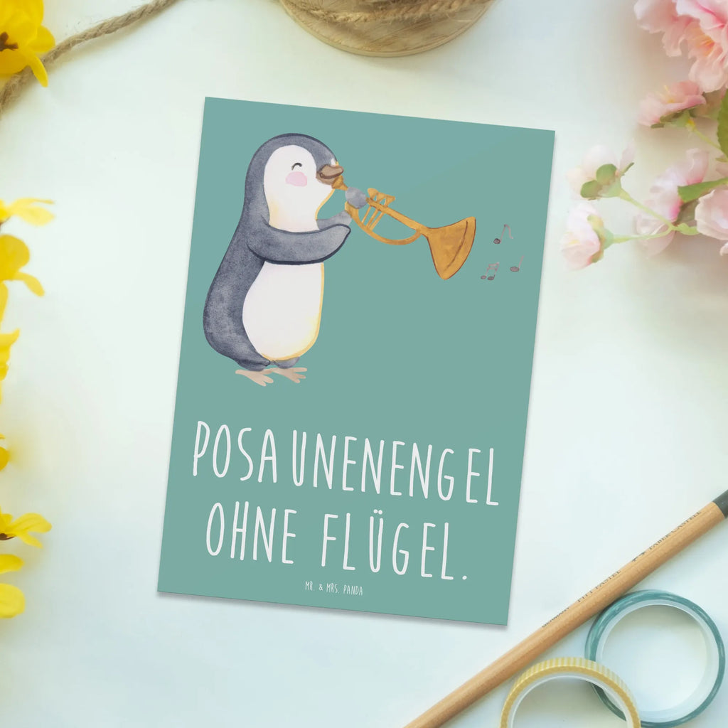 Postkarte Engel Posaune Postkarte, Karte, Geschenkkarte, Grußkarte, Einladung, Ansichtskarte, Geburtstagskarte, Einladungskarte, Dankeskarte, Ansichtskarten, Einladung Geburtstag, Einladungskarten Geburtstag, Instrumente, Geschenke Musiker, Musikliebhaber