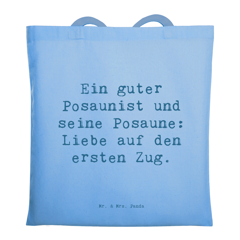 Tragetasche Spruch Posaune Liebe