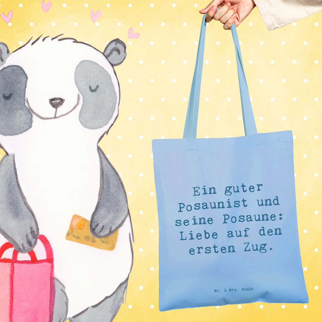 Tragetasche Spruch Posaune Liebe