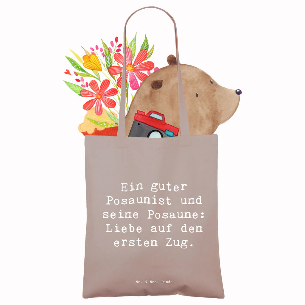 Tragetasche Spruch Posaune Liebe