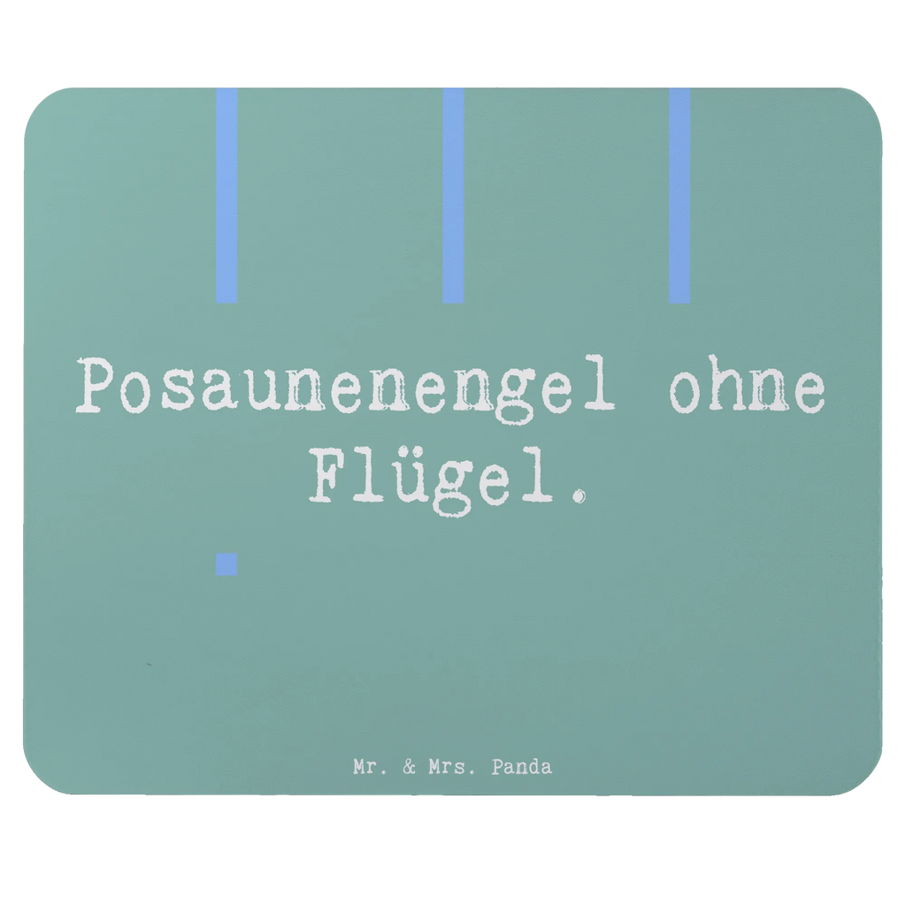 Mauspad Spruch Engel Posaune