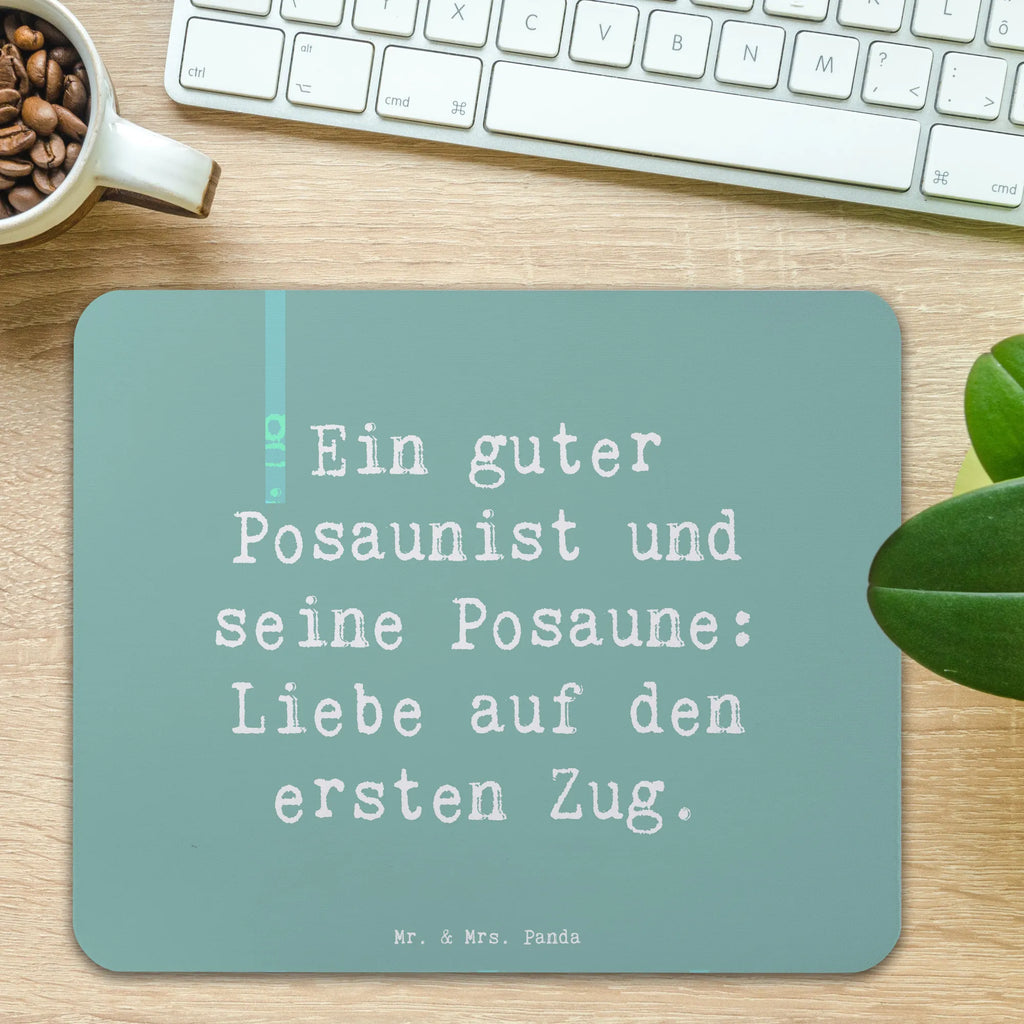 Mauspad Spruch Posaune Liebe Mousepad, Computer zubehör, Büroausstattung, PC Zubehör, Arbeitszimmer, Mauspad, Einzigartiges Mauspad, Designer Mauspad, Mausunterlage, Mauspad Büro, Instrumente, Geschenke Musiker, Musikliebhaber