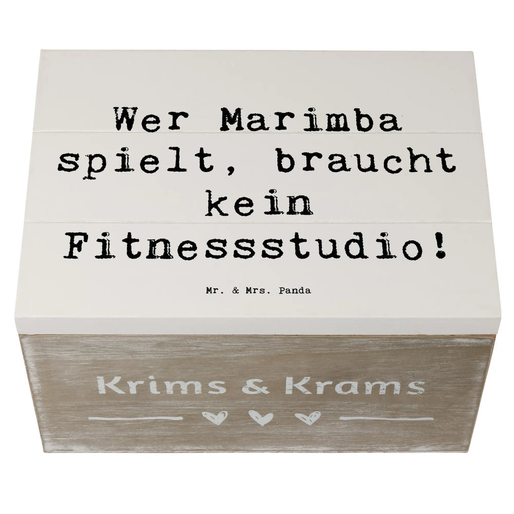 Holzkiste Spruch Marimba Fitness Holzkiste, Kiste, Schatzkiste, Truhe, Schatulle, XXL, Erinnerungsbox, Erinnerungskiste, Dekokiste, Aufbewahrungsbox, Geschenkbox, Geschenkdose, Instrumente, Geschenke Musiker, Musikliebhaber