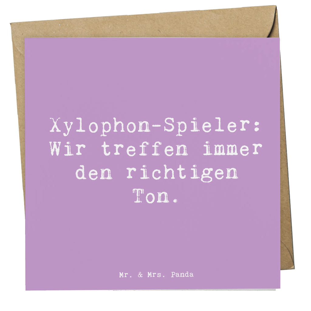 Deluxe Karte Spruch Xylophon Melodie Karte, Grußkarte, Klappkarte, Einladungskarte, Glückwunschkarte, Hochzeitskarte, Geburtstagskarte, Hochwertige Grußkarte, Hochwertige Klappkarte, Instrumente, Geschenke Musiker, Musikliebhaber