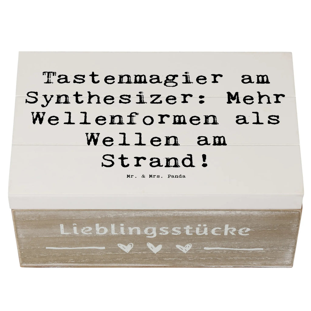 Holzkiste Spruch Synthesizer Magie Holzkiste, Kiste, Schatzkiste, Truhe, Schatulle, XXL, Erinnerungsbox, Erinnerungskiste, Dekokiste, Aufbewahrungsbox, Geschenkbox, Geschenkdose, Instrumente, Geschenke Musiker, Musikliebhaber