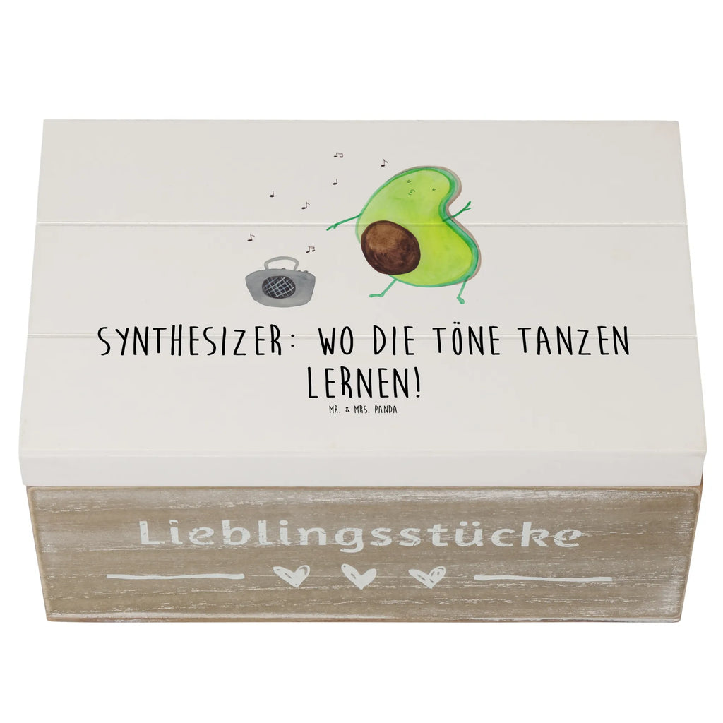 Holzkiste Synthesizer Tanz Holzkiste, Kiste, Schatzkiste, Truhe, Schatulle, XXL, Erinnerungsbox, Erinnerungskiste, Dekokiste, Aufbewahrungsbox, Geschenkbox, Geschenkdose, Instrumente, Geschenke Musiker, Musikliebhaber