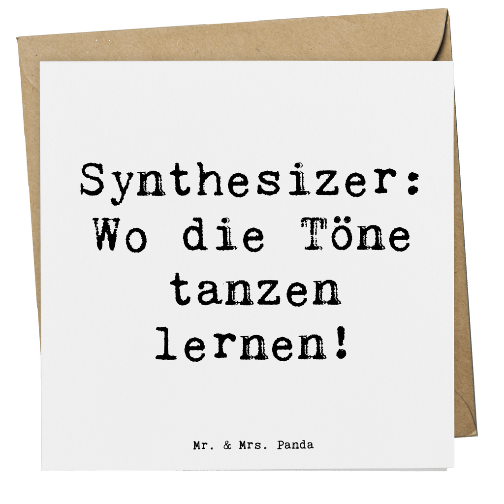 Deluxe Karte Spruch Synthesizer Tanz Karte, Grußkarte, Klappkarte, Einladungskarte, Glückwunschkarte, Hochzeitskarte, Geburtstagskarte, Hochwertige Grußkarte, Hochwertige Klappkarte, Instrumente, Geschenke Musiker, Musikliebhaber