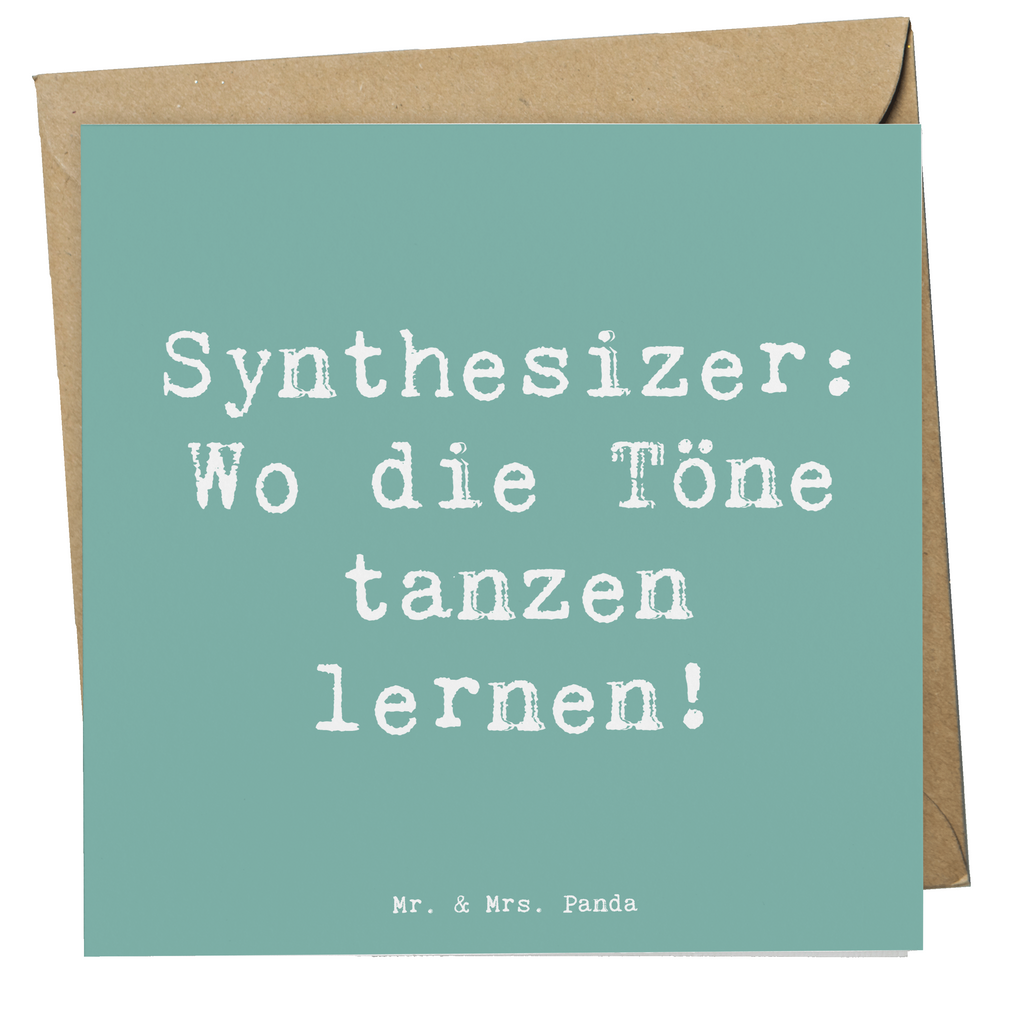 Deluxe Karte Spruch Synthesizer Tanz Karte, Grußkarte, Klappkarte, Einladungskarte, Glückwunschkarte, Hochzeitskarte, Geburtstagskarte, Hochwertige Grußkarte, Hochwertige Klappkarte, Instrumente, Geschenke Musiker, Musikliebhaber