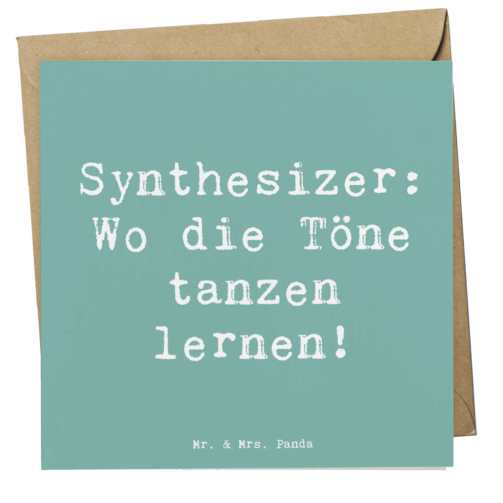 Deluxe Karte Spruch Synthesizer Tanz Karte, Grußkarte, Klappkarte, Einladungskarte, Glückwunschkarte, Hochzeitskarte, Geburtstagskarte, Hochwertige Grußkarte, Hochwertige Klappkarte, Instrumente, Geschenke Musiker, Musikliebhaber