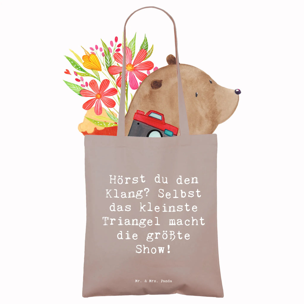 Tragetasche Spruch Triangel Klang Beuteltasche, Beutel, Einkaufstasche, Jutebeutel, Stoffbeutel, Tasche, Shopper, Umhängetasche, Strandtasche, Schultertasche, Stofftasche, Tragetasche, Badetasche, Jutetasche, Einkaufstüte, Laptoptasche, Instrumente, Geschenke Musiker, Musikliebhaber