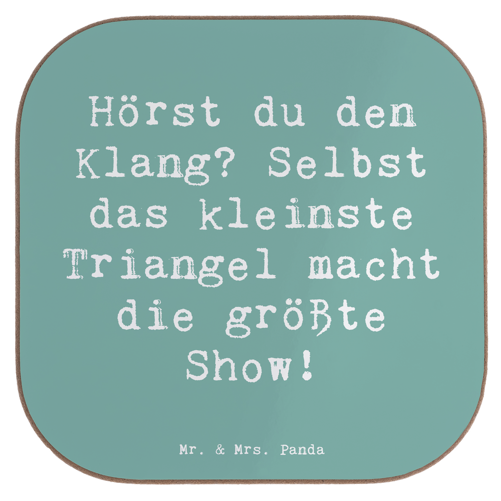 Untersetzer Spruch Triangel Klang